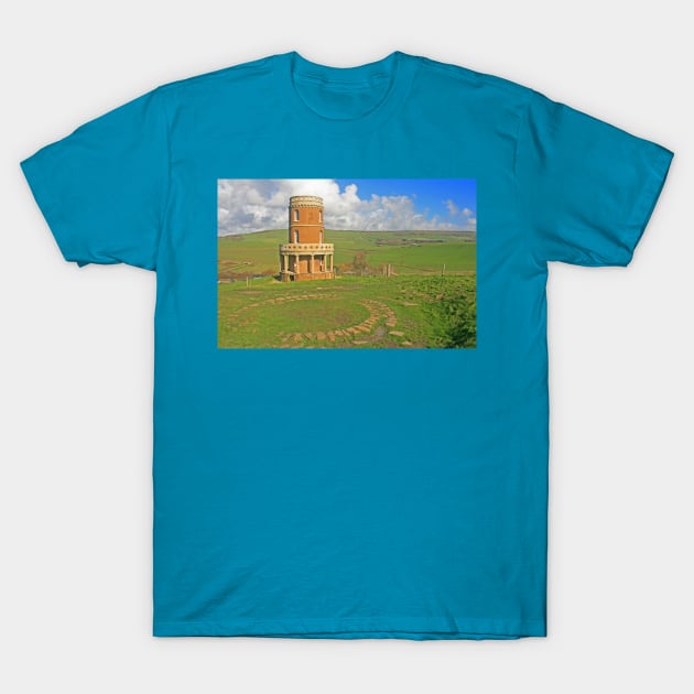 Clavell Tower, Kimmeridge, March 2024 T-Shirt by RedHillDigital